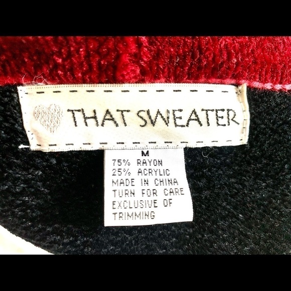 That Sweater Appliqué Embroidered Knit Cardigan - Picture 3 of 3